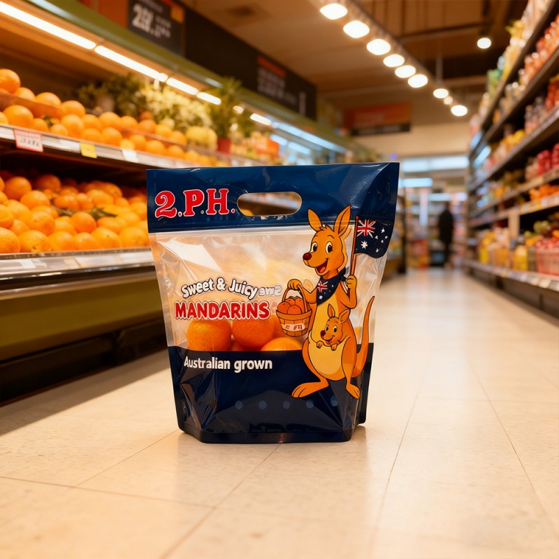 Färska frukter Andas självstående dragkedja