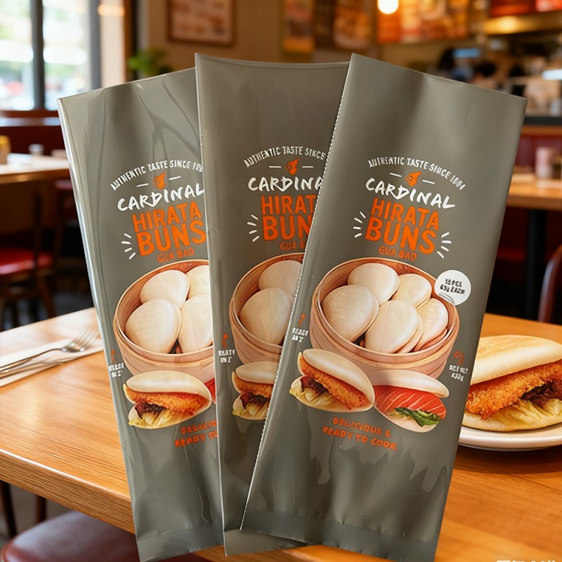 Fryst snabbmatsförpackningspåse