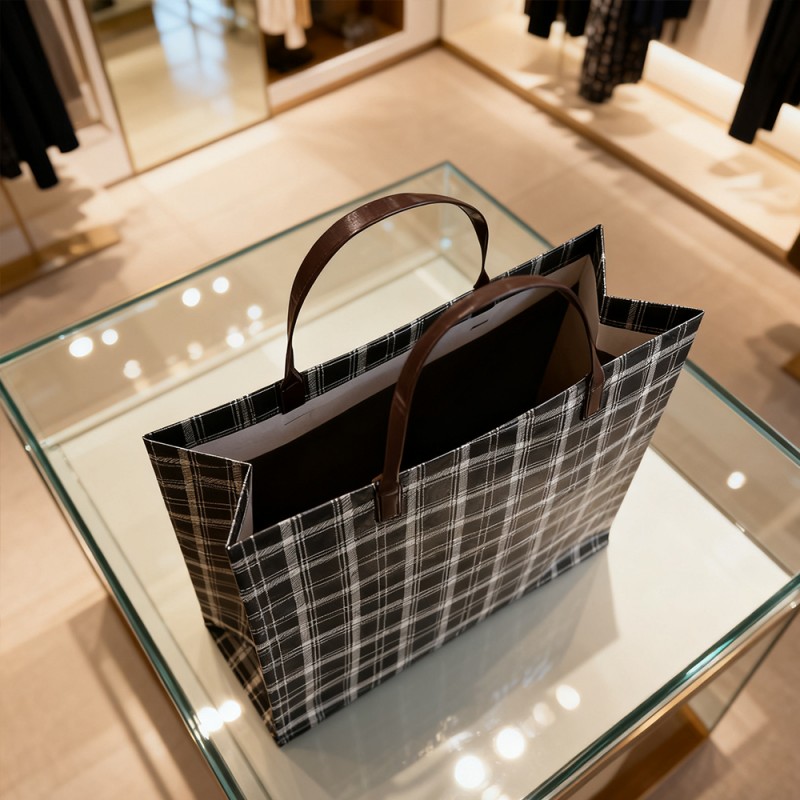 PP och Pe laminerad presentväska