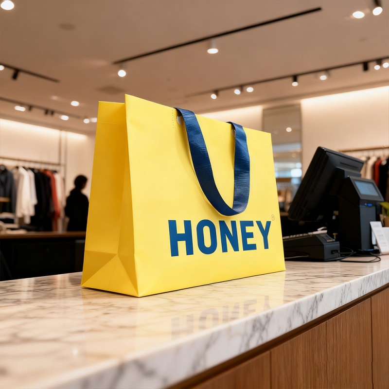 Axelväska av PP-laminerad kraftpapper